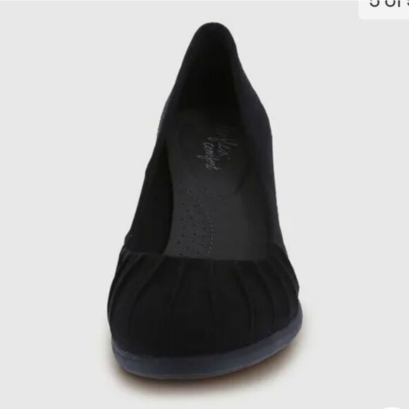 DEXFLEX COMFORT WOMEN"S WEDGE STYLE SUEDE SHOES - Picture 14 of 15